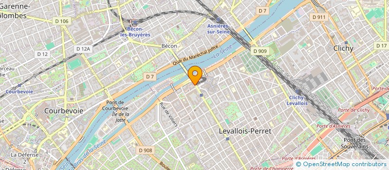localisation de l'entreprise INDEXEO à LEVALLOIS-PERRET