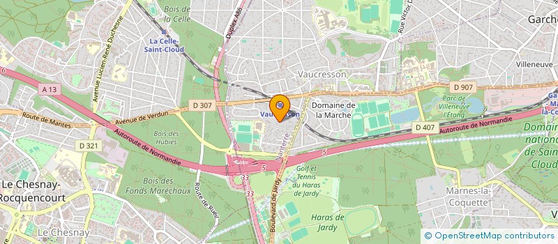 localisation de l'entreprise INDEXES & RANKINGS  VAUCRESSON