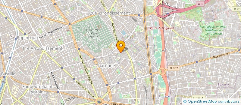 localisation de l'entreprise INDEXIMA  PARIS