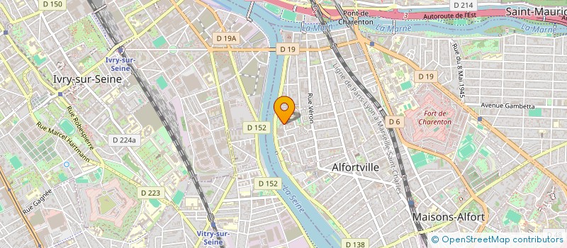 localisation de l'entreprise INDEXS à ALFORTVILLE