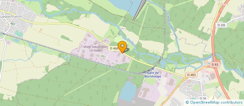 localisation de l'entreprise INDEXT à BURNHAUPT-LE-HAUT