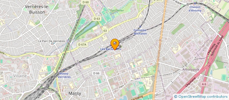 localisation de l'entreprise INDFR ELEC à ANTONY