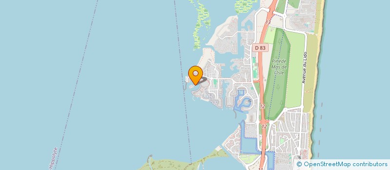 localisation de l'entreprise INDI ABERLEN JEAN ET MARTINE  LE BARCARES