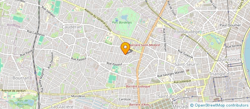 localisation de l'entreprise INDI ALAIN ET HERVE FAYE  BORDEAUX