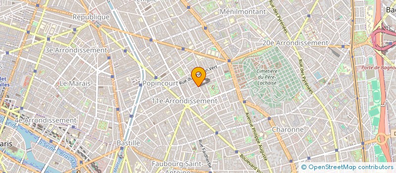 localisation de l'entreprise INDI ALAZARD ET VAISSIERE  PARIS