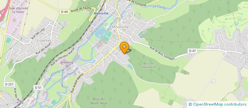 localisation de l'entreprise INDI ARVIS  MONTVILLE