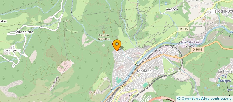 localisation de l'entreprise INDI AUGERT G ET DAWALIBI S  MODANE