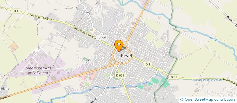 localisation de l'entreprise INDI AUGUY  REVEL