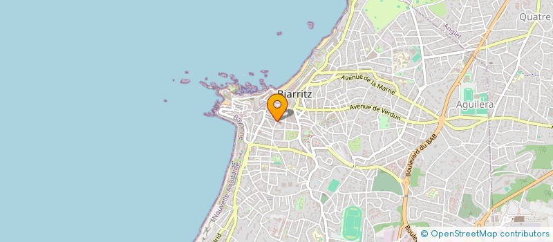 localisation de l'entreprise INDI AZOULAY UHART à BIARRITZ