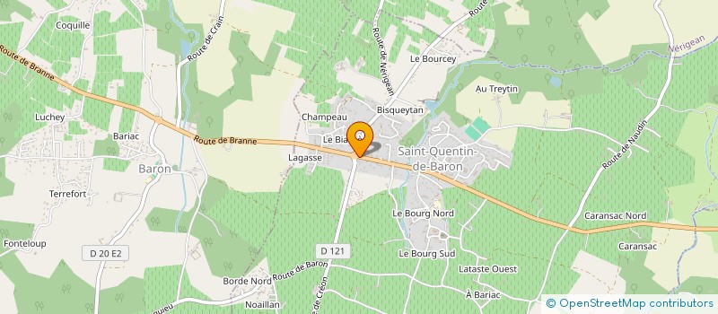 localisation de l'entreprise INDI BARBE PIERRE ET ROLAND  NERIGEAN