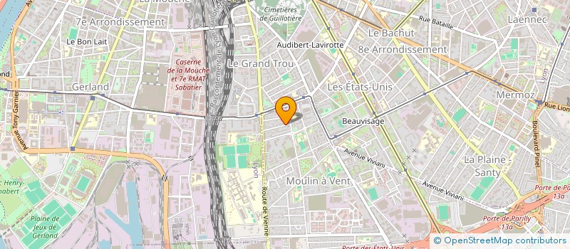 localisation de l'entreprise INDI BARRAL CADIERE GEORGES ET  VENISSIEUX