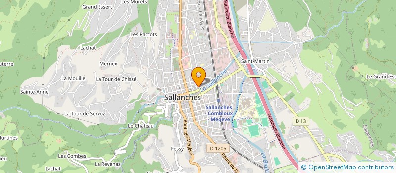 localisation de l'entreprise INDI BAUSSANT à SALLANCHES