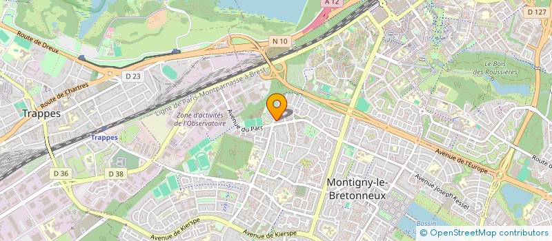 localisation de l'entreprise INDI BERTIN JEAN FRANCOIS ET A  MONTIGNY-LE-BRETONNEUX