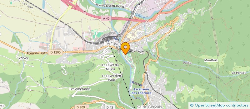 localisation de l'entreprise INDI BIDAL JEAN JACQUES ET CHR  SAINT-GERVAIS-LES-BAINS