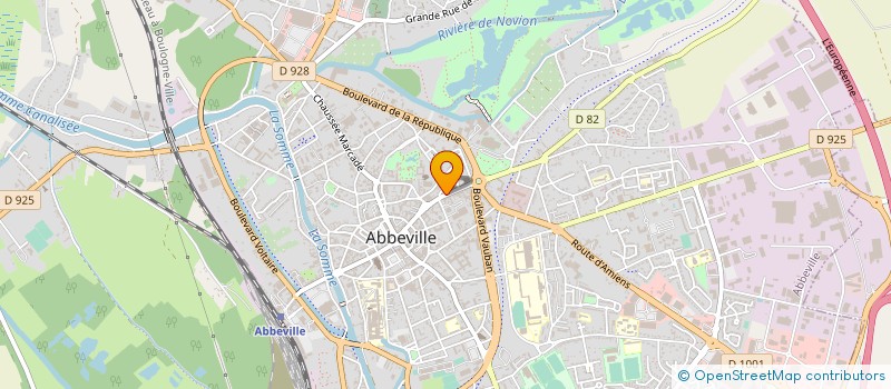 localisation de l'entreprise INDI BONNE à ABBEVILLE