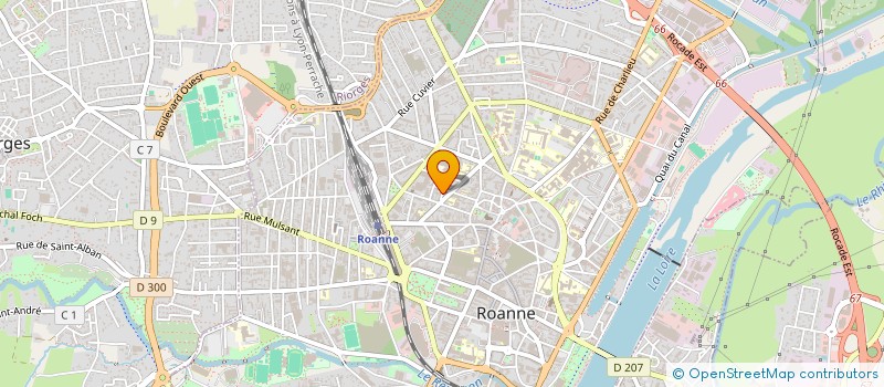 localisation de l'entreprise INDI BONNET JACQUES BLANCHET G  ROANNE