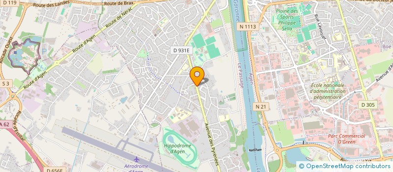 localisation de l'entreprise INDI BOUTANNE MARGUERITE  LE PASSAGE