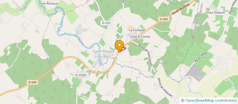 localisation de l'entreprise INDI BROCHON  SAINT-HILAIRE-DU-BOIS