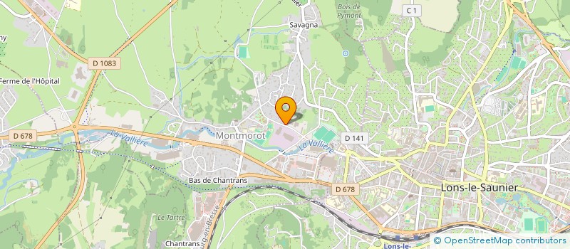 localisation de l'entreprise INDI BROISSIAT LOUIS ET MARCEL  MONTMOROT