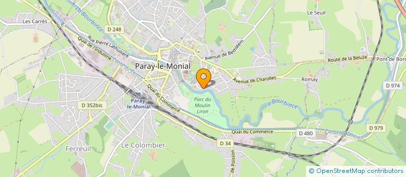 localisation de l'entreprise INDI BURILLIER ROLAND ET ELISA à PARAY-LE-MONIAL