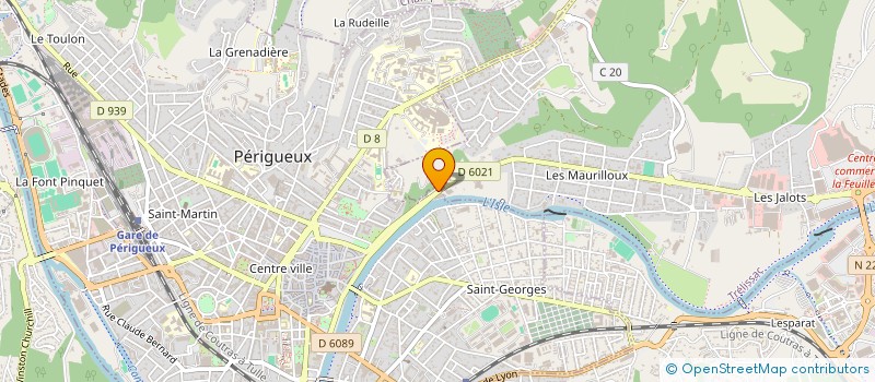 localisation de l'entreprise INDI BUSSET  PERIGUEUX