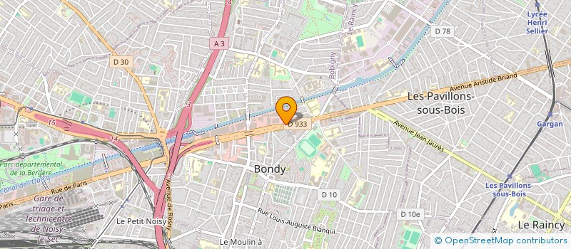 localisation de l'entreprise INDI CAVAZZA CHISTEL  BONDY