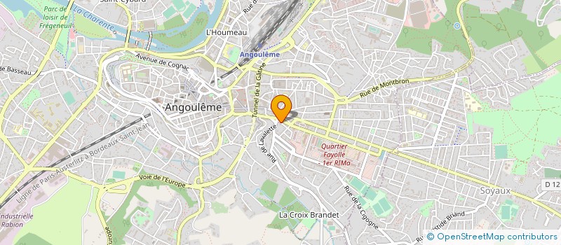 localisation de l'entreprise INDI CHALIES à ANGOULEME
