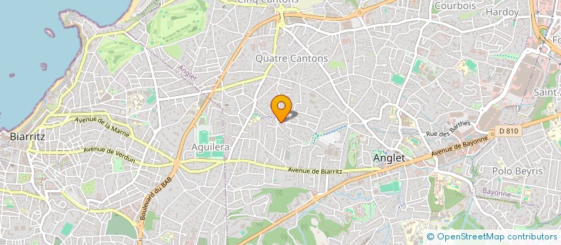 localisation de l'entreprise INDI CHAMBRE-LAPEYRE  ANGLET