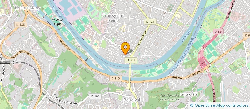 localisation de l'entreprise INDI CHAPUIS  CROISSY-SUR-SEINE