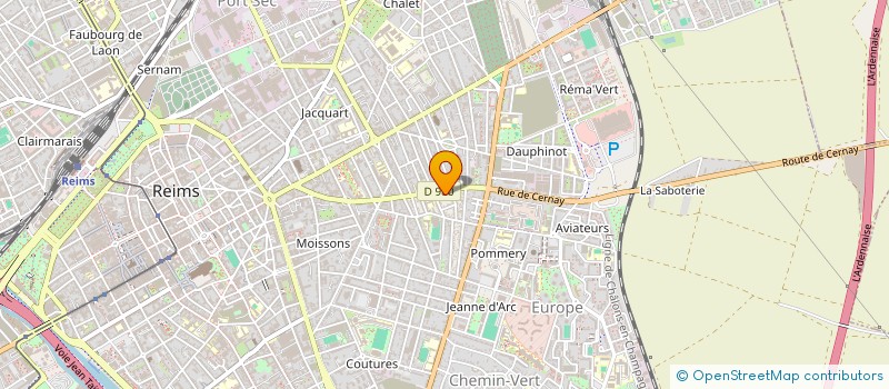 localisation de l'entreprise INDI CHARLES LAFITE  REIMS