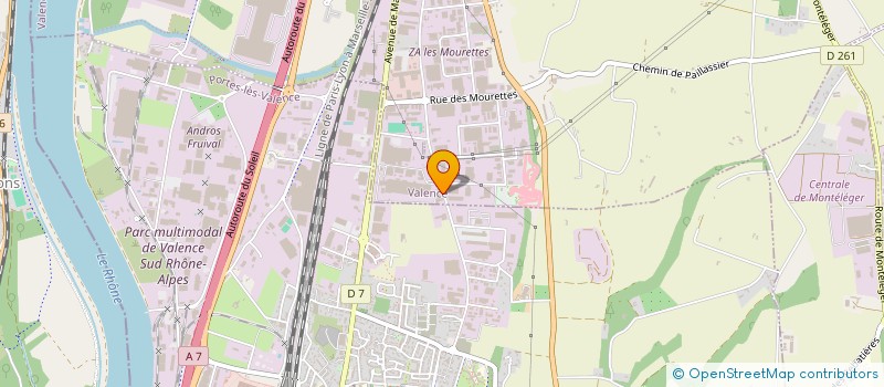 localisation de l'entreprise INDI CHARPAIL à VALENCE