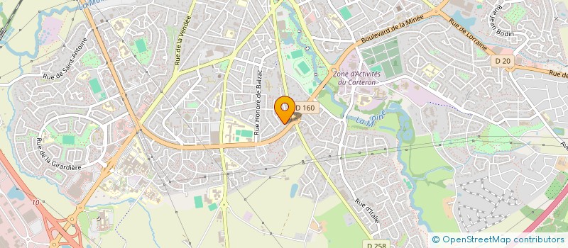 localisation de l'entreprise INDI CHARRIER USUREAU à CHOLET