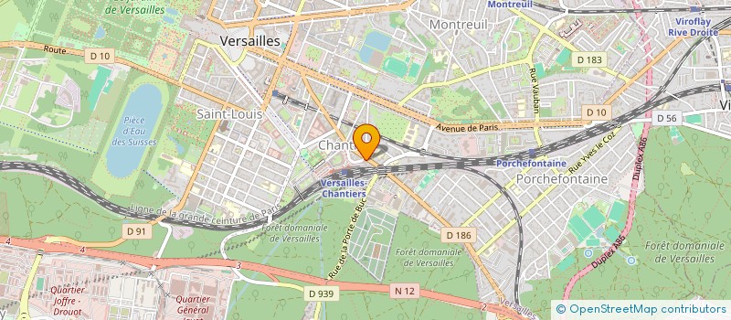 localisation de l'entreprise INDI CHAUDE JEAN à VERSAILLES
