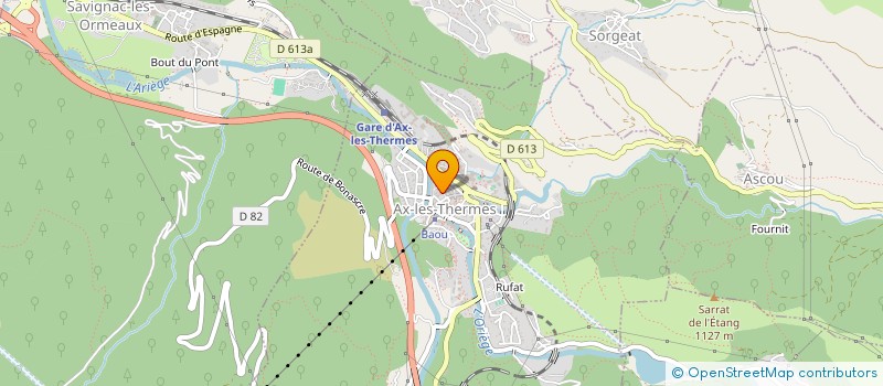localisation de l'entreprise INDI CLARET à AX-LES-THERMES