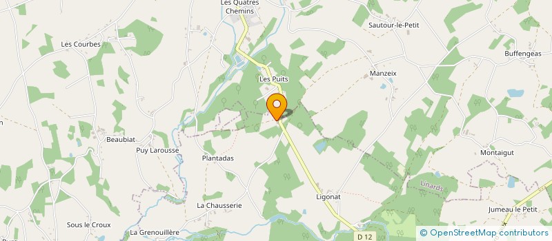 localisation de l'entreprise INDI COMBEAUDOUX JEAN LUC  SAINT-MEARD