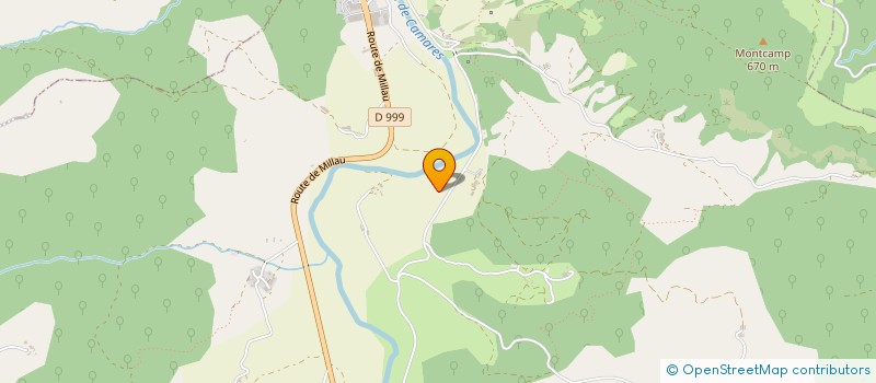 localisation de l'entreprise INDI CONDAMINES J.PHILIPPE ET M.CLAUDE  VABRES-L ABBAYE