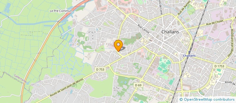 localisation de l'entreprise INDI CONSORTS BONNIN à CHALLANS