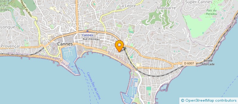 localisation de l'entreprise INDI DARAKDJIAN à CANNES