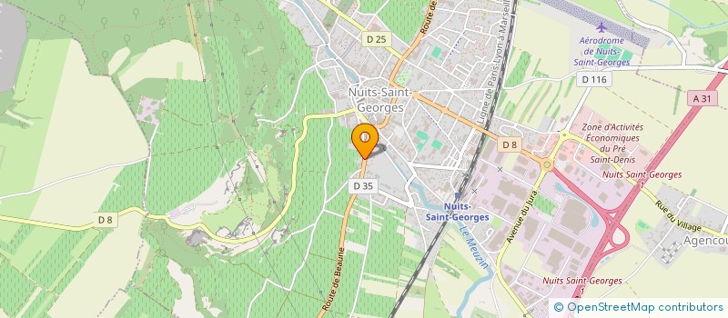 localisation de l'entreprise INDI DAYDE à NUITS-SAINT-GEORGES