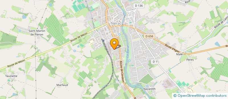 localisation de l'entreprise INDI DE BEAUPUY DIDIER MME VVE  NERAC