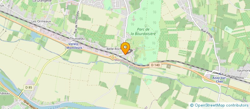 localisation de l'entreprise INDI DE BROGLIE PHILIPPE ET LO à MONTLOUIS-SUR-LOIRE