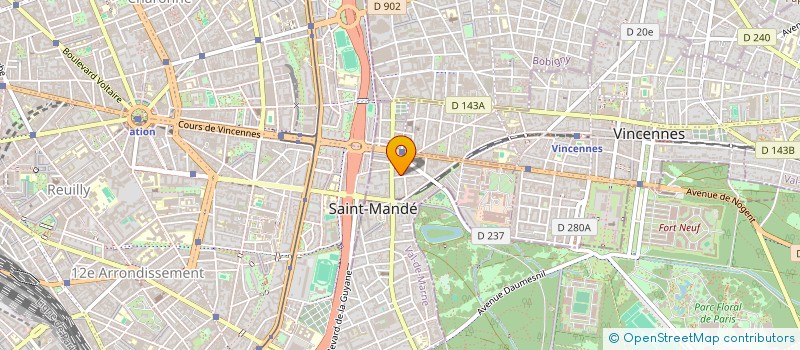 localisation de l'entreprise INDI DE LA MAIRIE à SAINT-MANDE