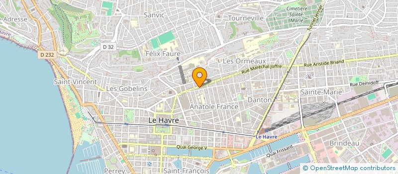 localisation de l'entreprise INDI DEBEAUVAIS à LE HAVRE