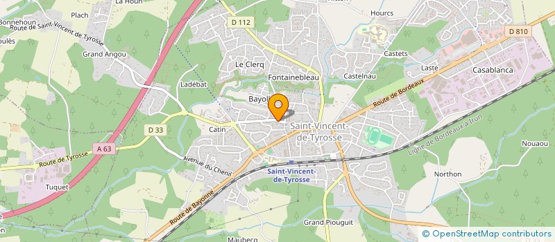 localisation de l'entreprise INDI DELPUECH EMILE ET GERARD à SAINT-VINCENT-DE-TYROSSE