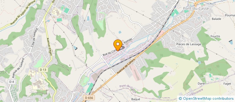 localisation de l'entreprise INDI DELSOL JEAN LOCATION D IM  PONT-DU-CASSE