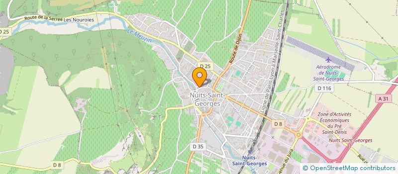 localisation de l'entreprise INDI DENISE BAZART à NUITS-SAINT-GEORGES