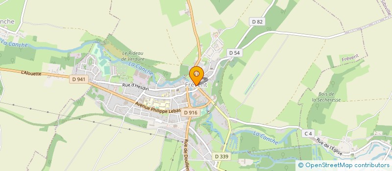 localisation de l'entreprise INDI DESCHILDRE ANDRE ET LEONE  FREVENT