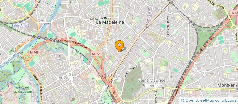 localisation de l'entreprise INDI DEWEZ à LA MADELEINE