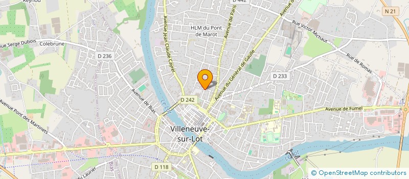 localisation de l'entreprise INDI DOCTEURS DERIEUX J FRANCO à VILLENEUVE-SUR-LOT