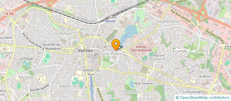 localisation de l'entreprise INDI DROMAIN/LOUIS à VANNES